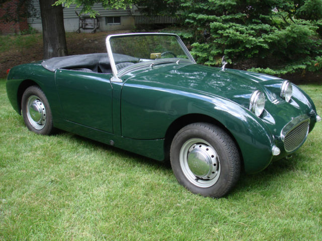 1958 Green Austin Healey Sprite Convertible