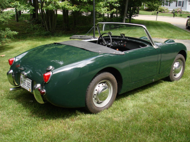 1958 Green Austin Healey Sprite Convertible