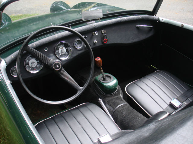 1958 Green Austin Healey Sprite Convertible
