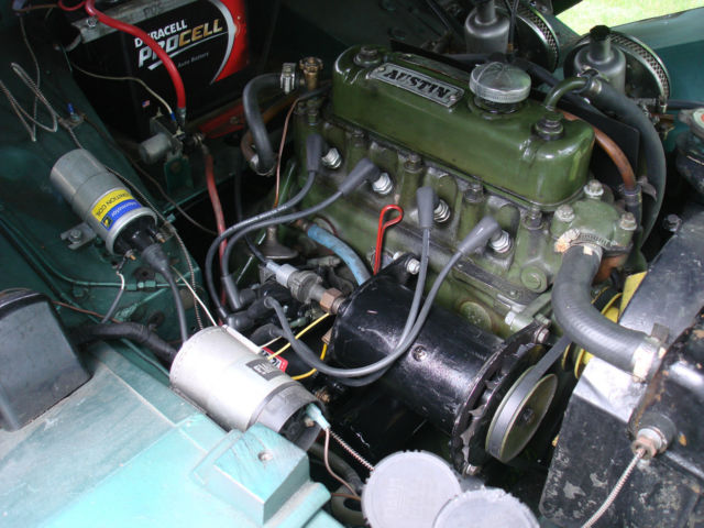 1958 Green Austin Healey Sprite Convertible