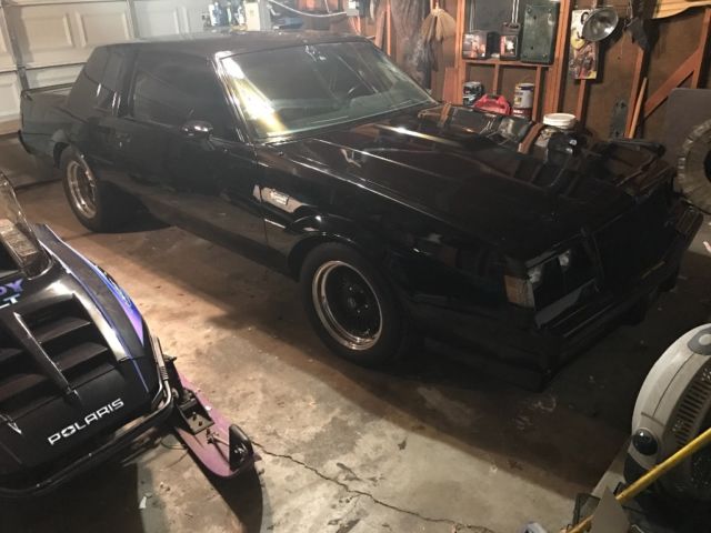 1987 Black Buick Grand National Coupe