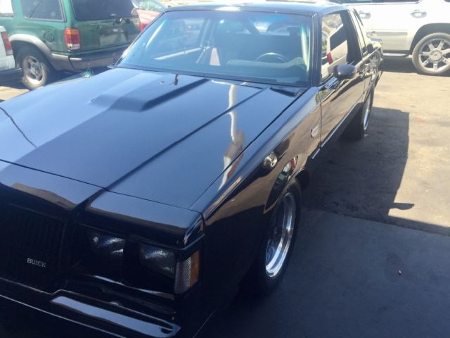 1987 Black Buick Grand National Coupe