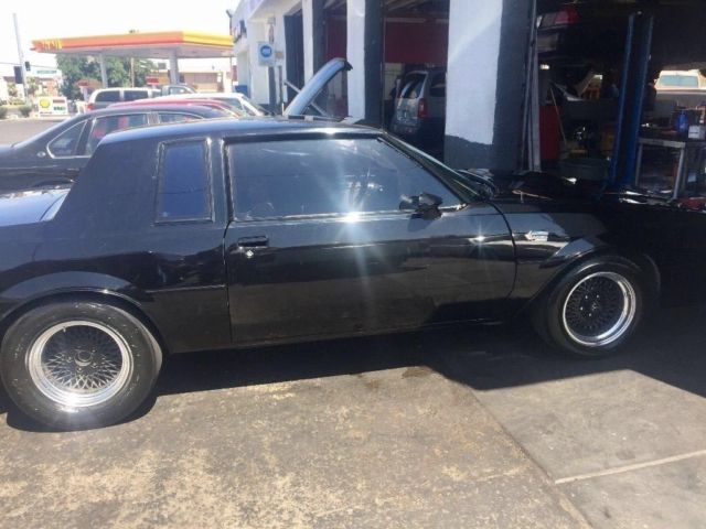 1987 Black Buick Grand National Coupe