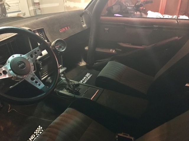 1987 Black Buick Grand National Coupe