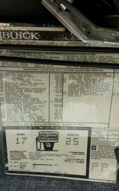 19870000 Buick Grand National