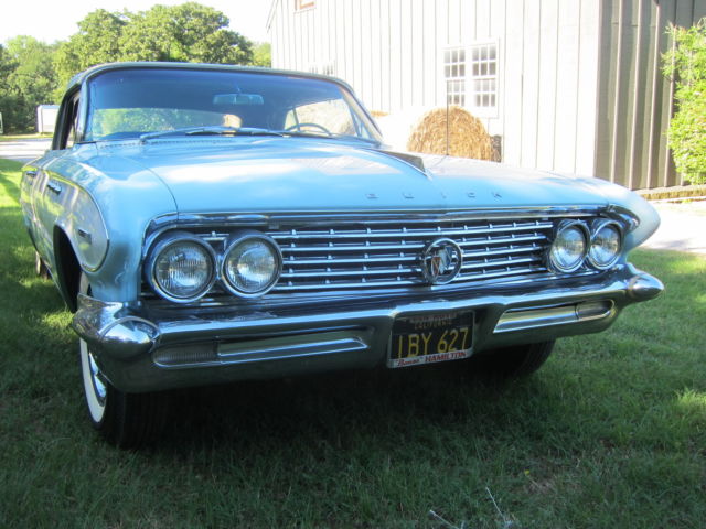 1961 Bimini Blue/ Artic White Buick Convertible