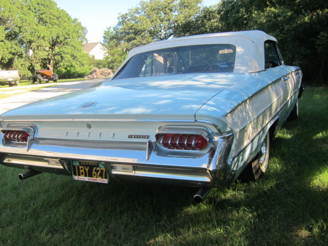 1961 Bimini Blue/ Artic White Buick Convertible