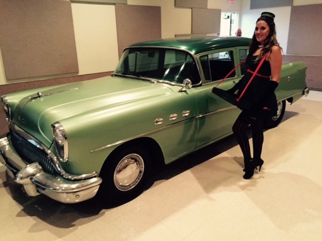 1953 2 tone green Buick Special Sedan