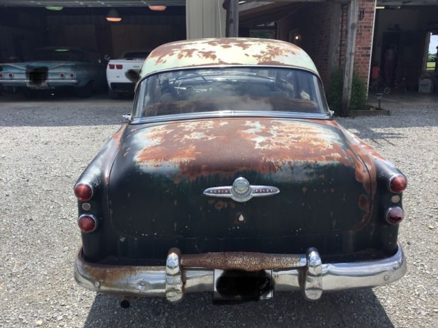 1953 2 tone green Buick Special Sedan