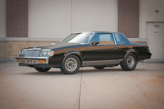 1987 Black Buick Grand National Coupe