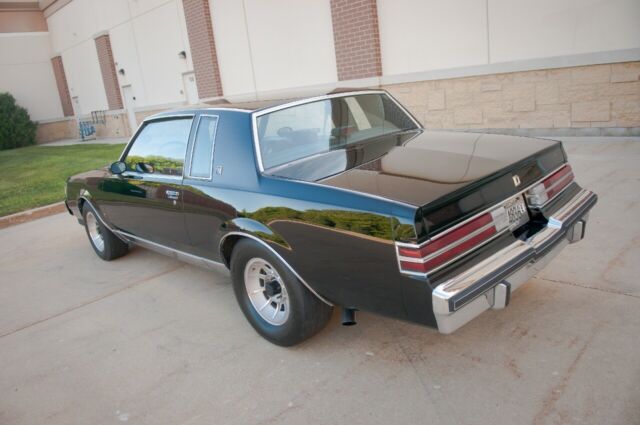 1987 Black Buick Grand National Coupe