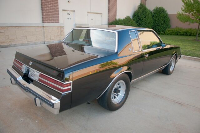 1987 Black Buick Grand National Coupe