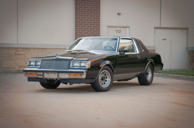 1987 Black Buick Grand National Coupe