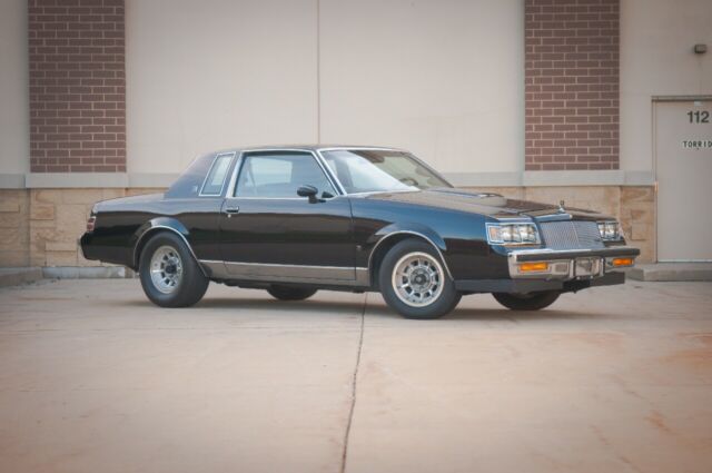 1987 Black Buick Grand National Coupe