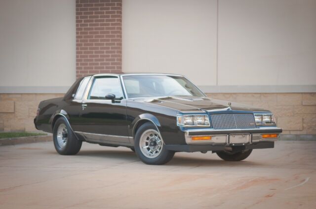1987 Black Buick Grand National Coupe