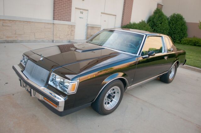 1987 Black Buick Grand National Coupe