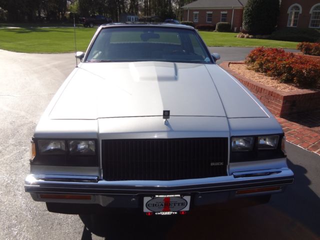 1987 Silver Buick Regal Coupe