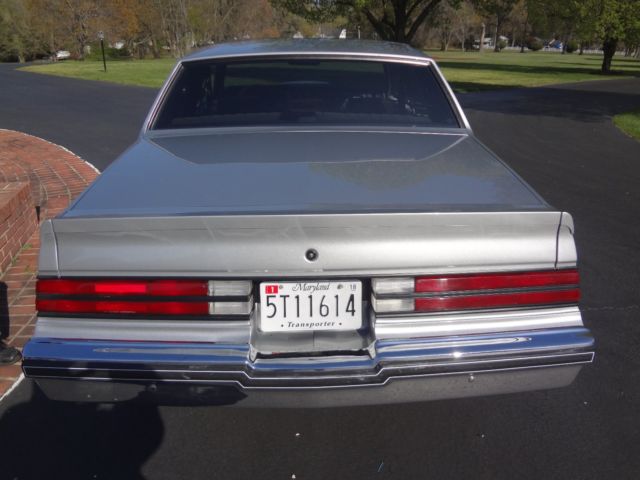 1987 Silver Buick Regal Coupe