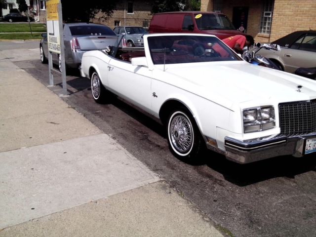 1982 white Buick Riviera Convertible
