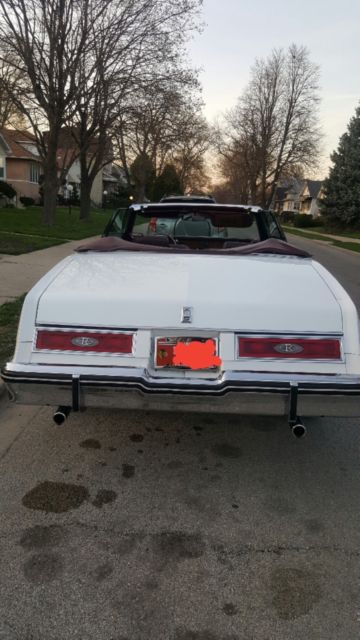1982 white Buick Riviera Convertible