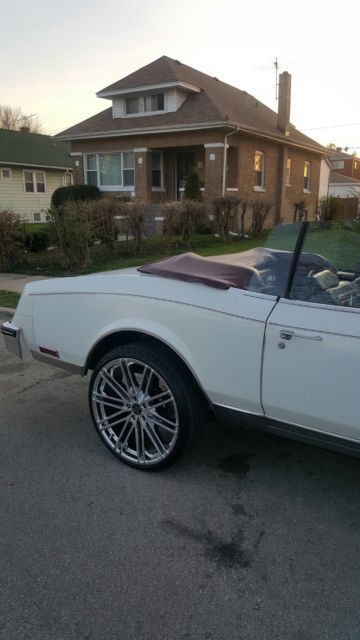1982 white Buick Riviera Convertible