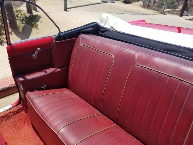 1963 Red Buick Skylark Convertible