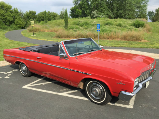 1965 Red Buick Skylark Convertible
