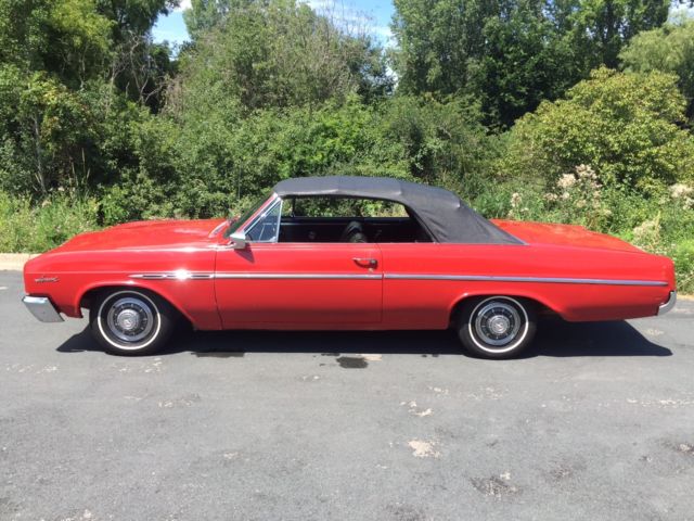 1965 Red Buick Skylark Convertible