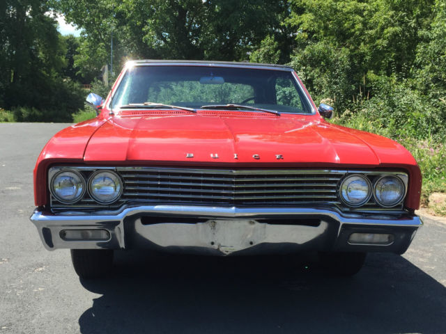 1965 Red Buick Skylark Convertible