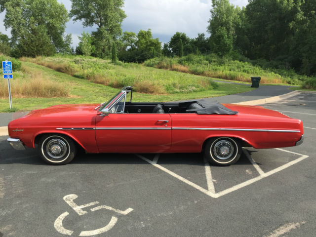 1965 Red Buick Skylark Convertible