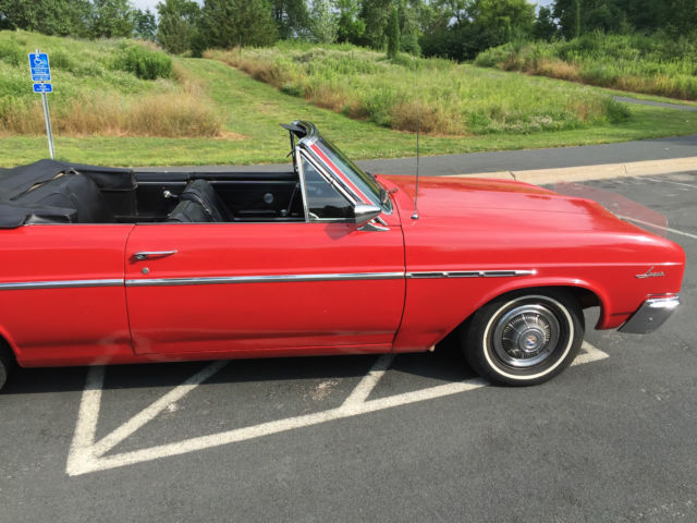 1965 Red Buick Skylark Convertible