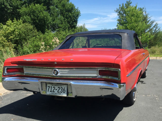 1965 Red Buick Skylark Convertible