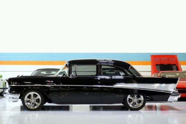 1957 Black Chevrolet 210 Resto-Mod Coupe