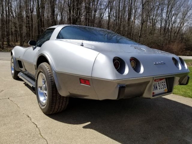 1978 Silver Chevrolet Corvette Coupe