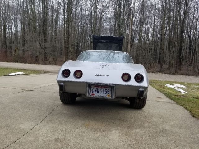 1978 Silver Chevrolet Corvette Coupe