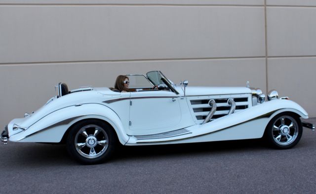 1936 White Mercedes-Benz 500-Series Convertible