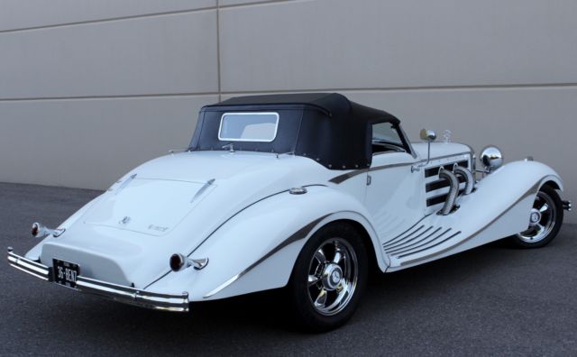 1936 White Mercedes-Benz 500-Series Convertible