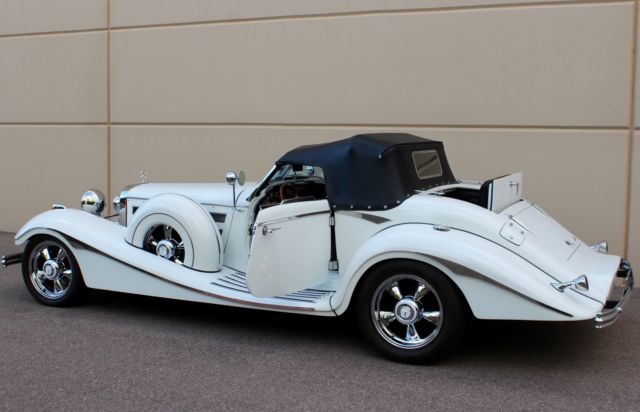 1936 White Mercedes-Benz 500-Series Convertible