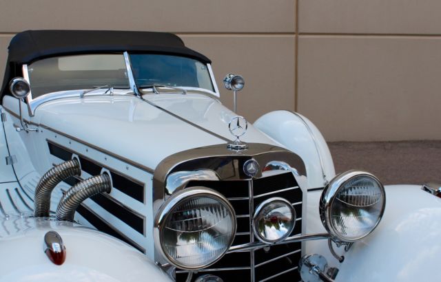 1936 White Mercedes-Benz 500-Series Convertible