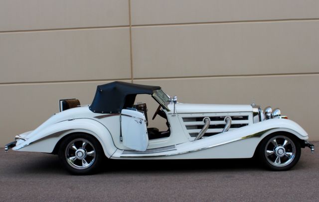 1936 White Mercedes-Benz 500-Series Convertible