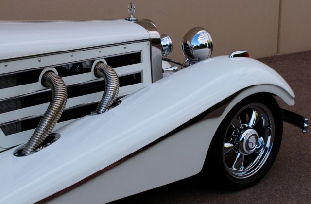 1936 White Mercedes-Benz 500-Series Convertible