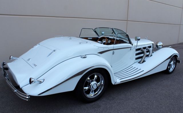1936 White Mercedes-Benz 500-Series Convertible