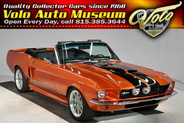 1967 Orange Ford Mustang Convertible