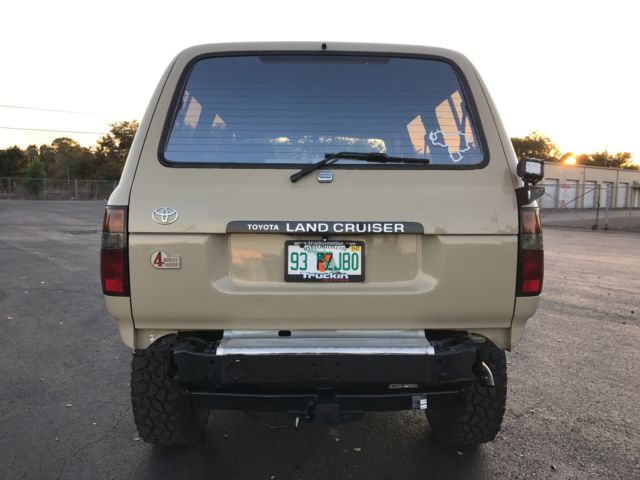 1993 Tan Toyota Land Cruiser SUV