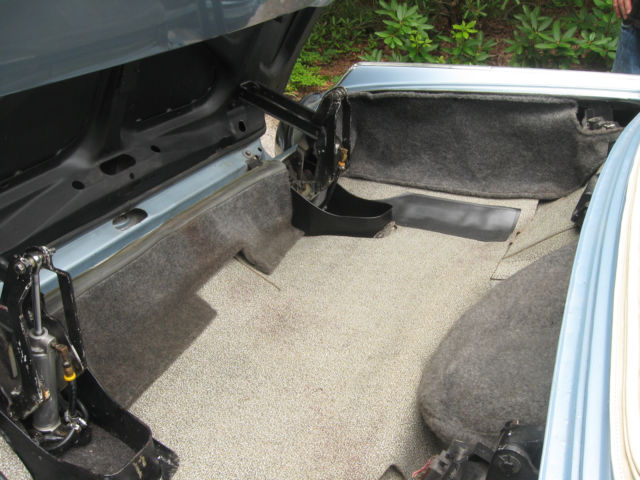 1963 Blue Ford Thunderbird Convertible