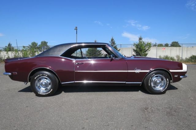 1968 Burgundy Chevrolet Camaro Coupe