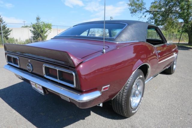 1968 Burgundy Chevrolet Camaro Coupe