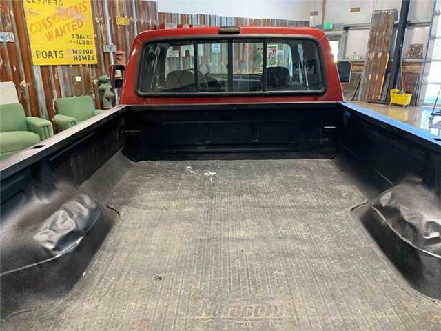 1993 Burgundy Ford F-250 Pickup Truck