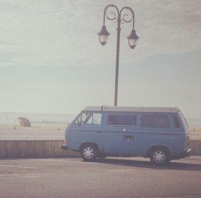 1982 Blue Volkswagen Bus/Vanagon Van Camper