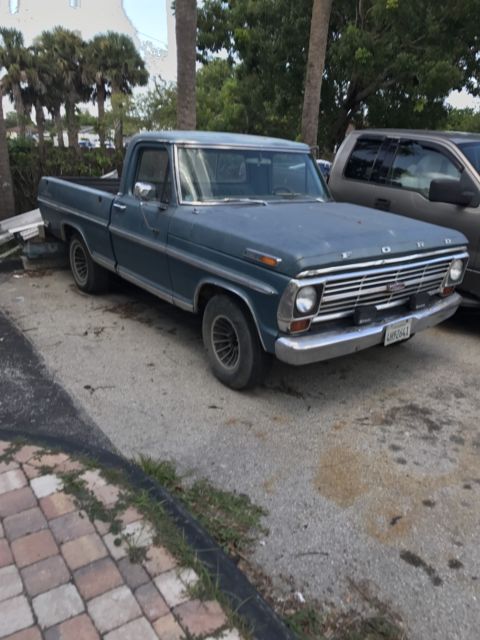 1969 Blue Ford F-100